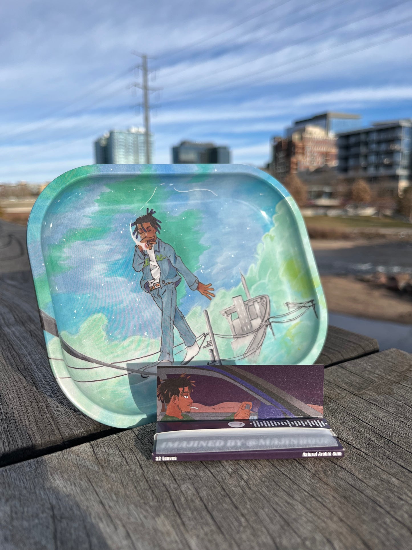 Lucid Dreams Reimajined Metal Rolling Tray